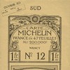 Carte Michelin France N°12 - 1910 -