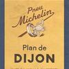 Carte Michelin - plan de Dijon - 1943 -  