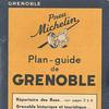 Carte Michelin - plan guide de Grenoble - 1946 -