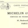 Carte postale Michelin - 1929